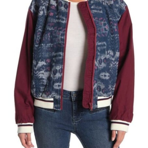 NWT Free People Women Varsity of Dreams Bomber Jackets - Picture 4 of 4